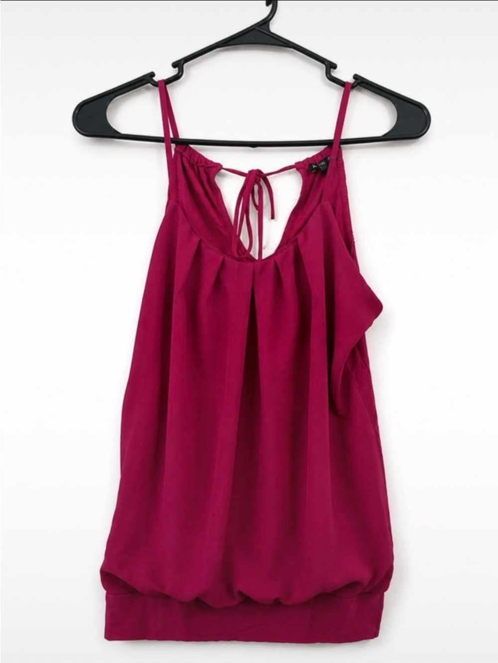 Express Magenta Tie-Back Blouson Camisole